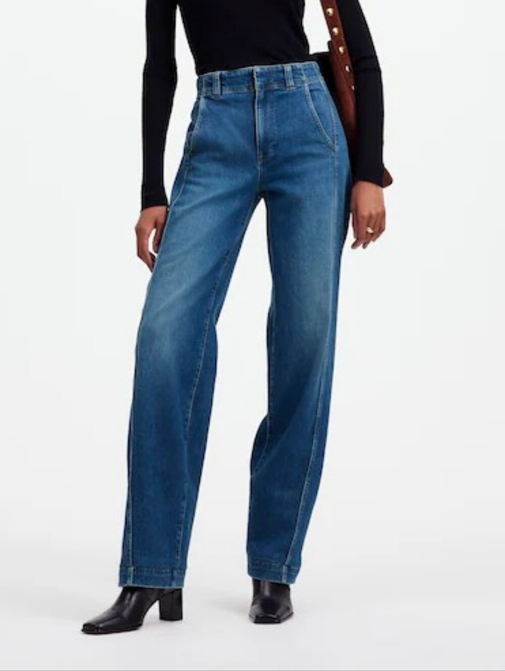 MADEWELL Tapered Denim Trousers Calvert Wash ns359